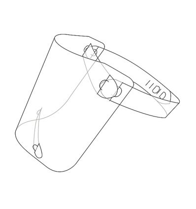 Visière de protection de chantier