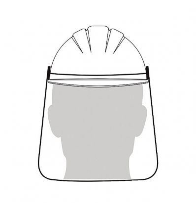 Visière de protection de chantier