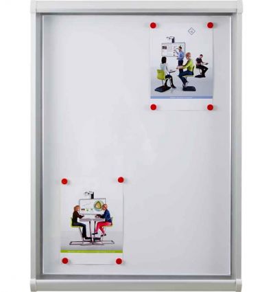 Vitrine d'affichage extérieur Eco - Porte battante - 4A4 à 15A4