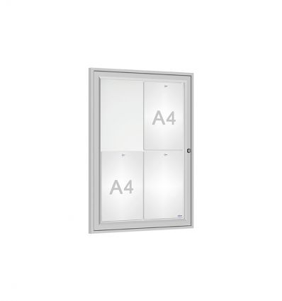 Vitrine d'affichage extérieur Tradition - Porte battante - 2A4 à 18A4