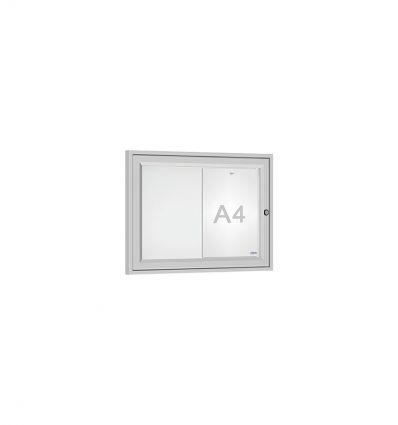 Vitrine d'affichage extérieur Tradition - Porte battante - 2A4 à 18A4