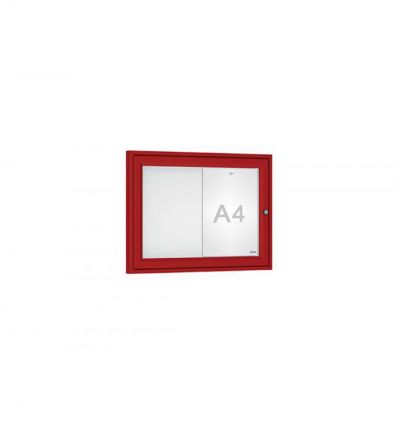 Vitrine d'affichage extérieur Tradition - Porte battante - 2A4 à 18A4