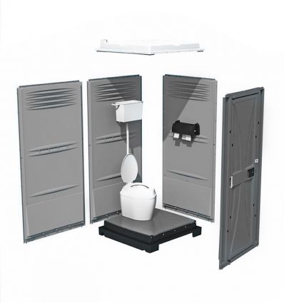 WC de chantier raccordable